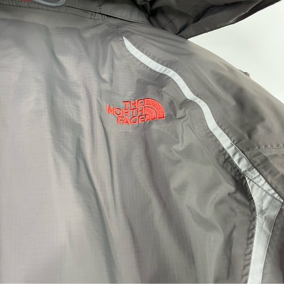 The North Face Coat Women's M Gray Coral Hyvent 3 In 1 Ski Jacket Hooded Zipper - Picture 14 of 17